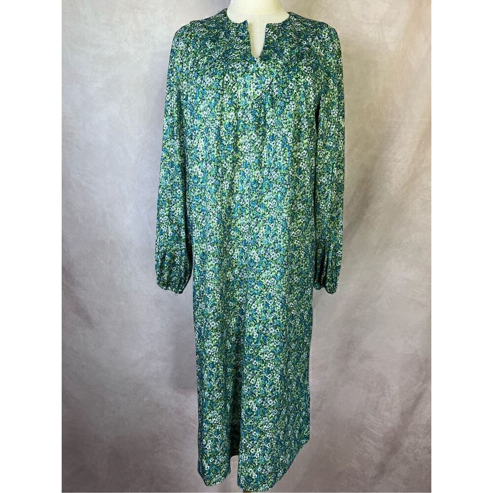 Vintage Dress Flower Power Print
